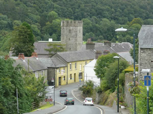 View looking down to the Porth Hotel