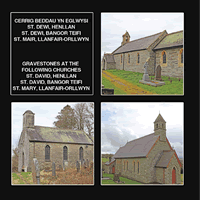 CD cover for Gravestones at St. Davids, Henllan, St. Davids BangorTeify, St. Mary’s Llanfair-orllwyn