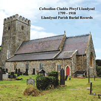 CD cover for  1799-1910 Llandysul Parish Burial Records